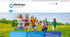 Desktop Screenshot of ellenbergerchiropractic.com